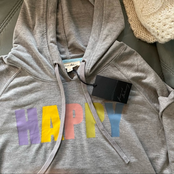 Jane and Delancey Tops - NWT HAPPY Super Soft LIGHTWEIGHT Gray Pullover M